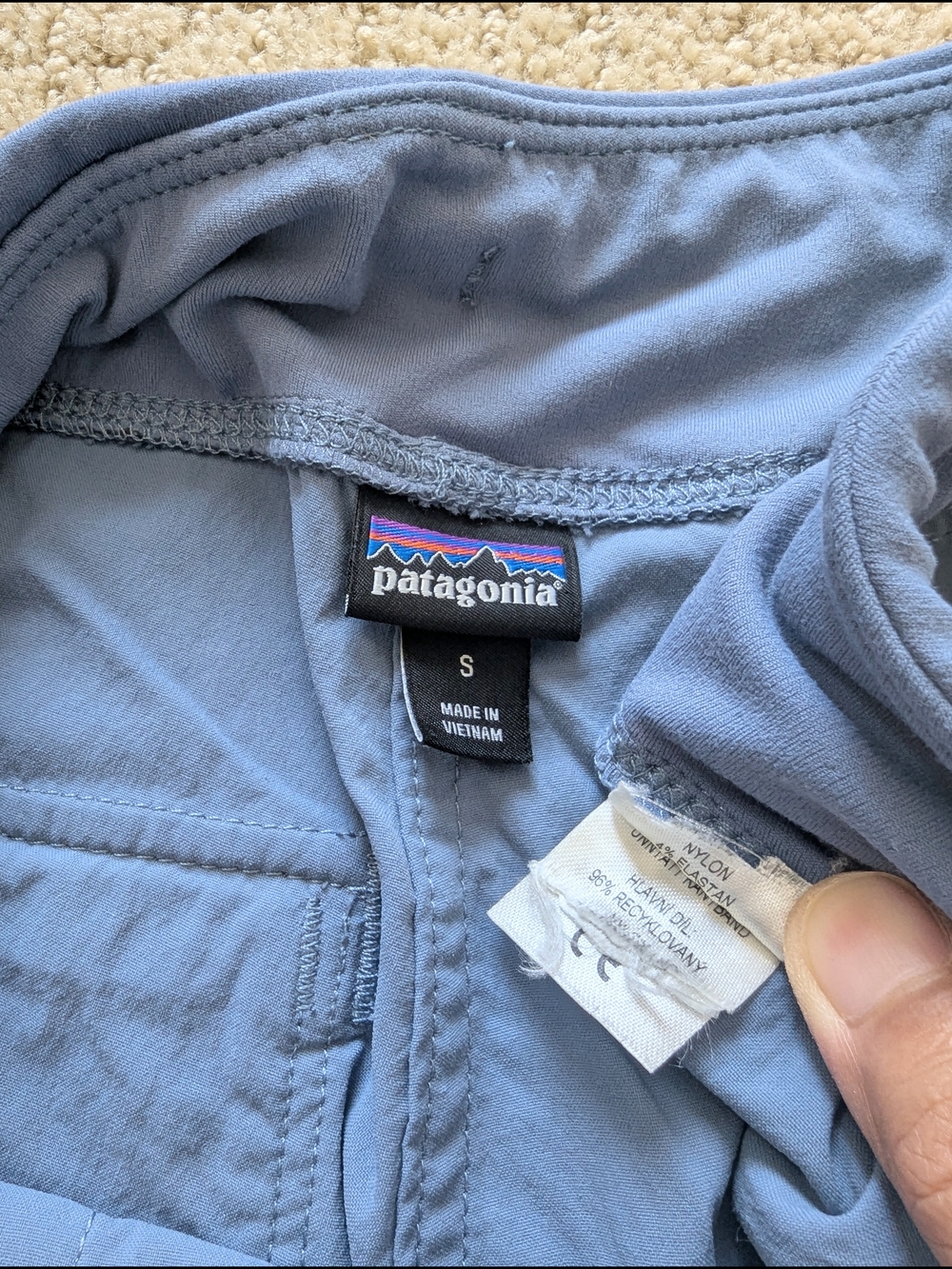 Patagonia Quandary Joggers Pants Women S Utility Blue Hiking Outdoor Sustainable - Picture 3 of 7